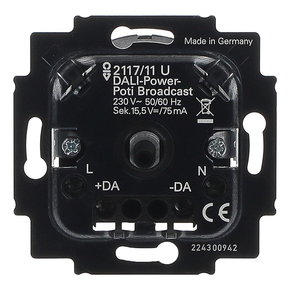 Busch Jäger DALI-Power-Poti Broadcast 2117/11 U UP inkl. DALI Netzteil... BJ-2CKA006599A2986 4011395152195 (Abb. 1)