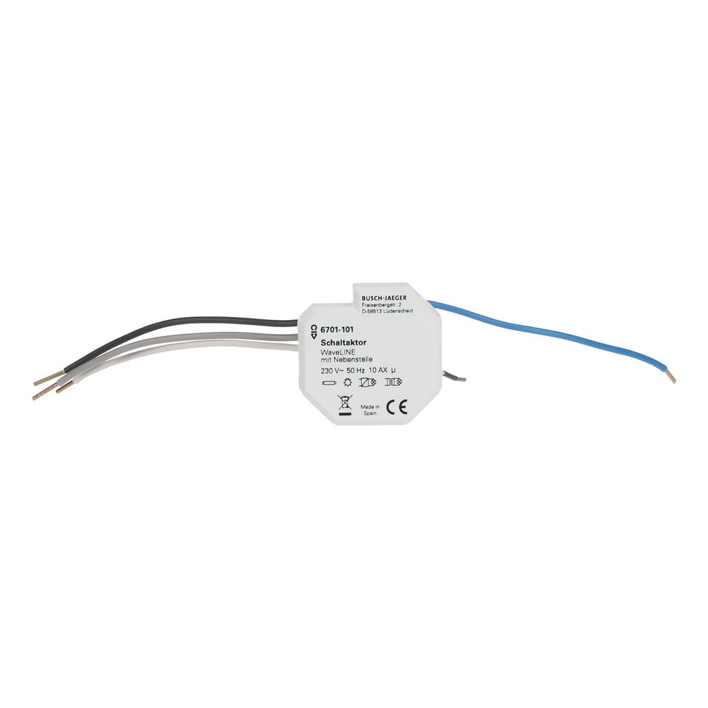 Busch Jäger Schaltaktor WaveLINE 6701-101 1fach m-Funkcontrol mit Nebenstelle... BJ-2CKA006700A0039 4011395182628 (Abb. 4)