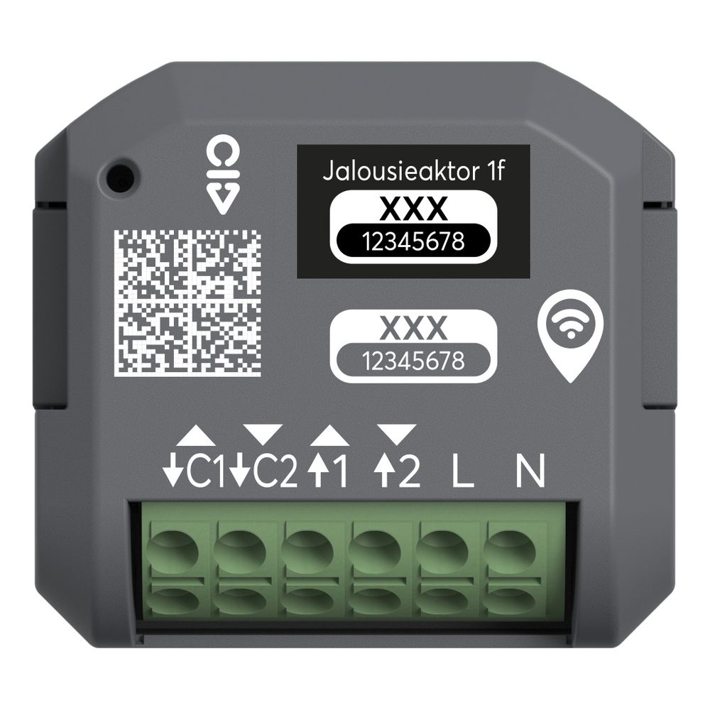Busch Jäger Jalousieaktor 1-fach UP 62831 U-WL Wireless Unterputzaktorik... BJ-2CKA006710A0040 4011395346372 (Abb. 1)