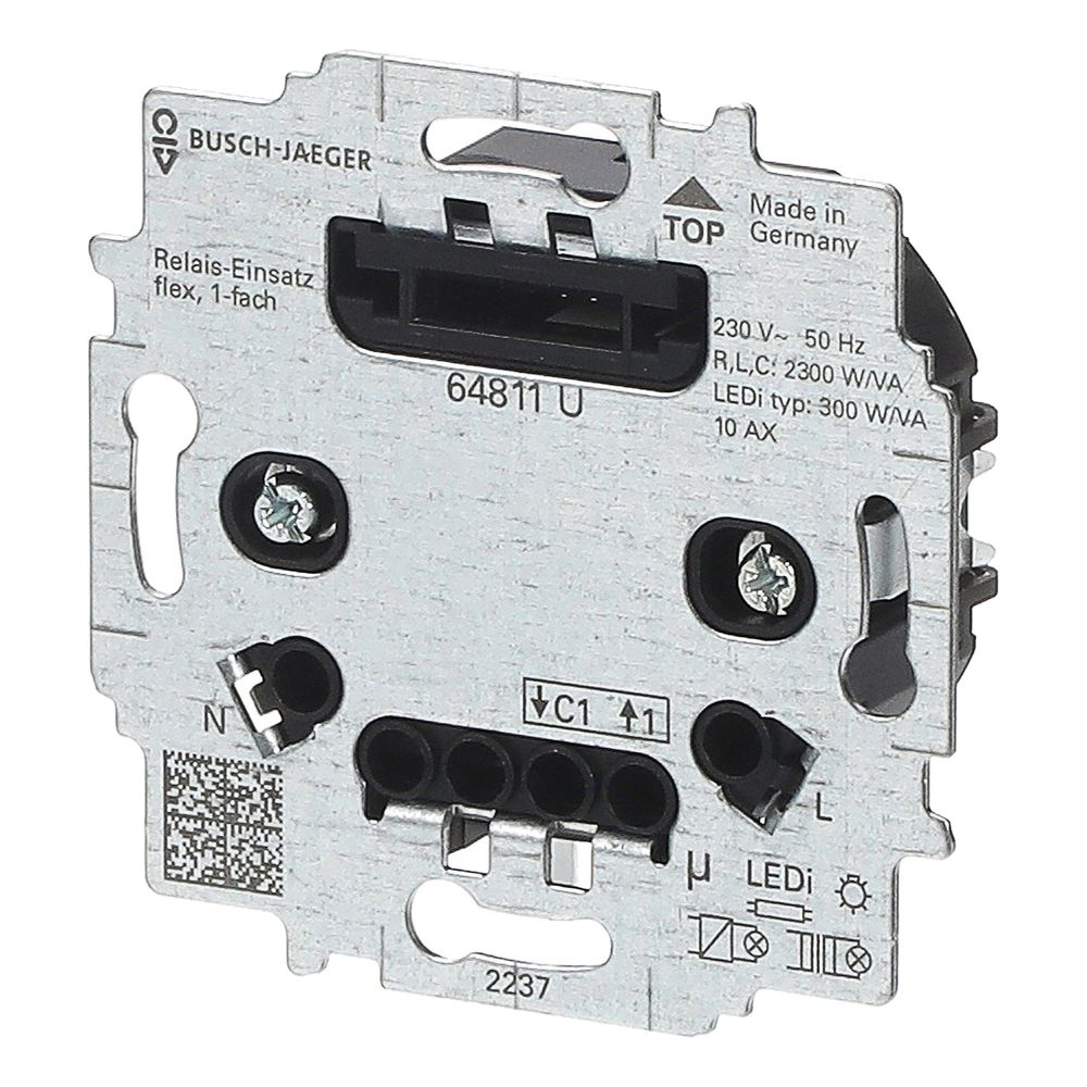 Busch Jäger Relais-Einsatz flex 64811 U 3-Leiter-Anschlusstechnik... BJ-2CKA006800A3041 4011395295366 (Abb. 2)