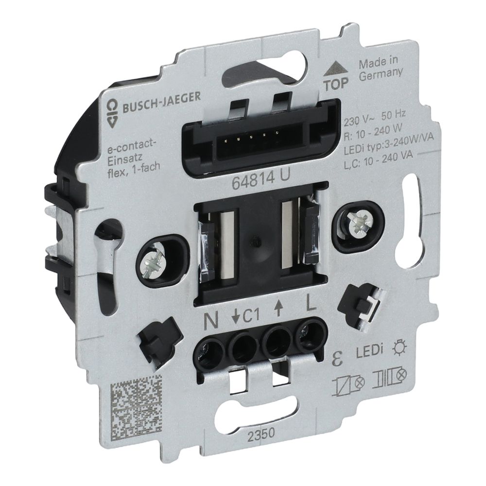 Busch Jäger e-contact-Eins.flex 1-f 64814 U 230 V 2-Leiter-Anschlusstechnik... BJ-2CKA006800A3047 4011395295380 (Abb. 3)