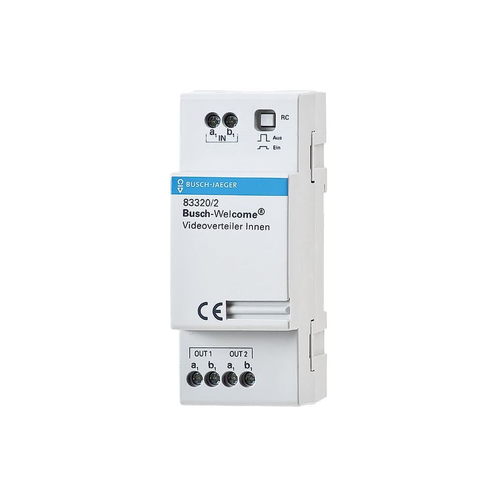 Busch Jäger Videoverteiler Innen REG 83320/2 90x36x65mm... BJ-2CKA008300A0041 4011395152539 (Abb. 1)