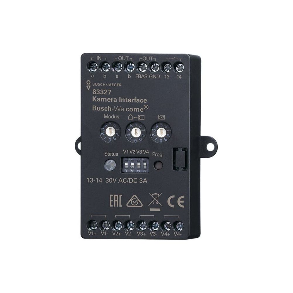 Busch Jäger Kamera Interface 83327 Türkommunikation zur Einbindung von bis zu vier ... BJ-2CKA008300A0465 4011395217337 (Abb. 1)