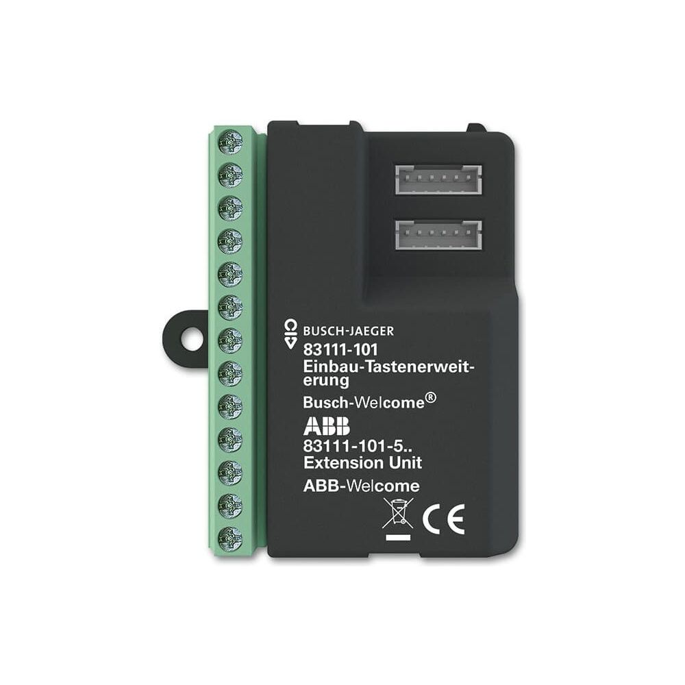 Busch Jäger 83111-101 Einbau-Tastenerweiterung schwarz... BJ-2CKA008300A0546 4011395225233 (Abb. 1)