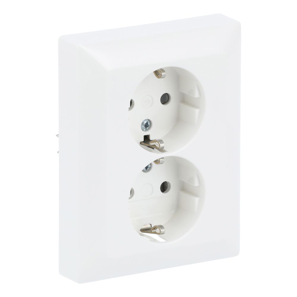 Busch Jäger SCHUKO Doppelsteckdose 202 EUJB-914 Komplettabdeckung Safety+ alpinweiß... BJ-2TKA00003911 6438199005560 (Abb. 3)