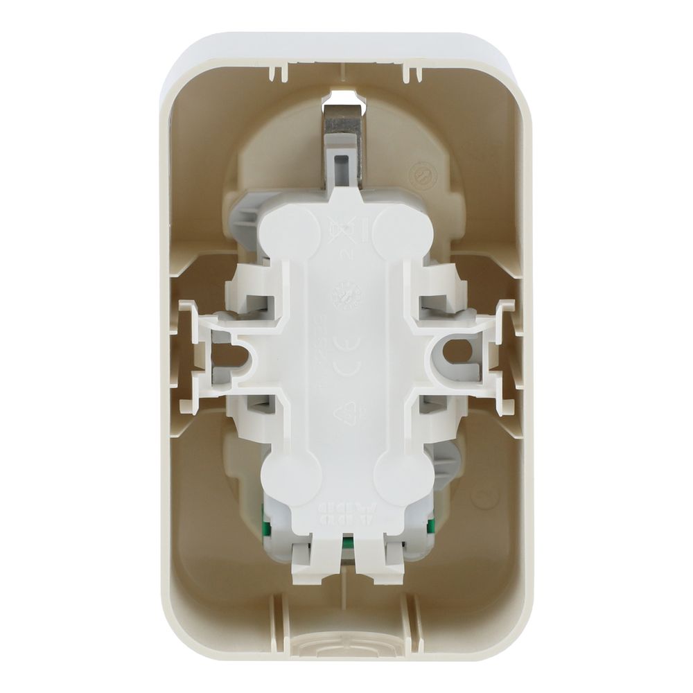 Busch Jäger Duro 2000 AP Schuko 202 EAP/11 2fach Doppelsteckdose 16 A weiß... BJ-2TKA00003933 6438199005782 (Abb. 4)