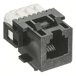Busch Jäger Modular Jack Buchse 0211 8polig Kat 3 RJ45 schwarz... BJ-2CKA000225A0086 4011395535806 (Abb. 1)