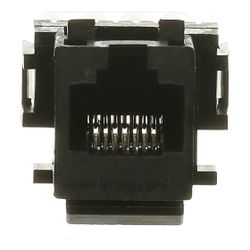 Busch Jäger Modular Jack Buchse 0211 8polig Kat 3 RJ45 schwarz... BJ-2CKA000225A0086 4011395535806 (Abb. 1)