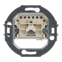 Busch Jäger UP Anschlussdose UAE 0213 8-polig RJ 11/12 RJ 45 ISDN-fähig Kat 3... BJ-2CKA000230A0227 4011395796504 (Abb. 1)