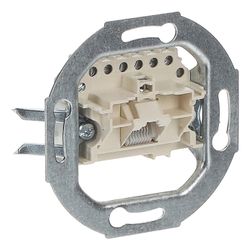 Busch Jäger UP Anschlussdose UAE 0213 8-polig RJ 11/12 RJ 45 ISDN-fähig Kat 3... BJ-2CKA000230A0227 4011395796504 (Abb. 1)