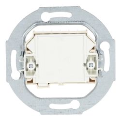 Busch Jäger UP Anschlussdose UAE 0214 Schrägauslass 2x8(8)polig RJ 11/12 RJ 45 ISDN... BJ-2CKA000230A0235 4011395796405 (Abb. 1)