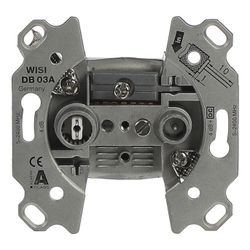 Busch Jäger UP Antennen-Stichdose 0230-101 2 Anschlüsse für analoge und digitale Üb... BJ-2CKA000230A0250 4011395809006 (Abb. 1)