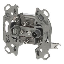 Busch Jäger UP Antennen-Durchgangsdose 0231-101 2 Anschlüsse DVB-T Breitbandkabel-A... BJ-2CKA000230A0268 4011395809105 (Abb. 1)