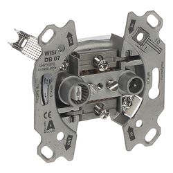 Busch Jäger UP Antennen-Durchgangsdose 0231-101 2 Anschlüsse DVB-T Breitbandkabel-A... BJ-2CKA000230A0268 4011395809105 (Abb. 1)
