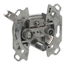 Busch Jäger UP Antennen-Stichdose 0232-101 3 Anschlüsse Radio TV SAT... BJ-2CKA000230A0384 4011395076323 (Abb. 1)