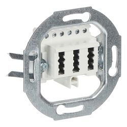 Busch Jäger UP Anschlussdose TAE 0243/04 3x6NFN alpinweiss... BJ-2CKA000230A0392 4011395090589 (Abb. 1)