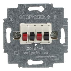 Busch Jäger Lautsprecher-Anschlussdose 0248/02-101 4-fach weiß... BJ-2CKA000230A0402 4011395136782 (Abb. 1)