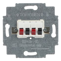 Busch Jäger Lautsprecher-Anschlussdose 0248/04-101 2-fach alpinweiß... BJ-2CKA000230A0403 4011395136799 (Abb. 1)