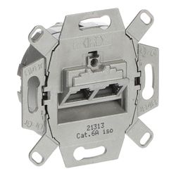Busch Jäger UP Anschlussdose UAE 0218/12-101 RJ45 CAT6 LSA-Plus... BJ-2CKA000230A0411 4011395163870 (Abb. 1)
