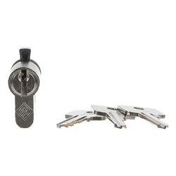 Busch Jäger DIN-Profil-Halbzylinder 0520PZ-VS verschieden schließend 40mm mit 3 Sch... BJ-2CKA000470A0013 4011395668207 (Abb. 1)