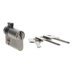 Busch Jäger DIN-Profil-Halbzylinder 0520PZ-VS verschieden schließend 40mm mit 3 Sch... BJ-2CKA000470A0013 4011395668207 (Abb. 1)