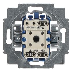 Busch Jäger UP Jalousie-Schalter 2000/4US 1polig mit Umkehrsperre... BJ-2CKA001012A1309 4011395008706 (Abb. 1)