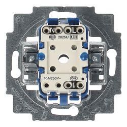 Busch Jäger UP Cardschalter-Einsatz 2025U 1polig Schliesser beleuchtbar 250V 10A... BJ-2CKA001012A1713 4011395656808 (Abb. 1)
