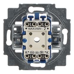 Busch Jäger UP Aus 2000/2US-101 2polig Wippschalter-Einsatz 16A... BJ-2CKA001012A2042 4011395780206 (Abb. 1)