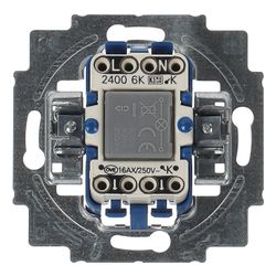 Busch Jäger Wippkontrollschalter 2400/6 USK Einsatz 16A... BJ-2CKA001022A0660 4011395223734 (Abb. 1)