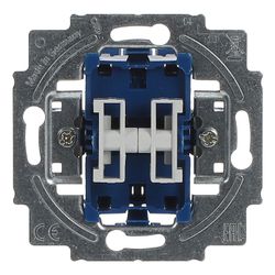Busch Jäger Wippschalter-Einsatz 2400/6/6 US-101 für UP-Montagedosen... BJ-2CKA001022A0662 4011395223796 (Abb. 1)