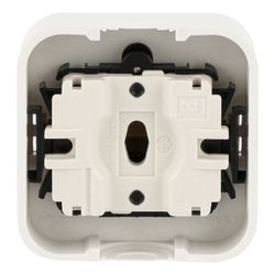 Busch Jäger AP Aus/Wechsel 2601/6 AP/11W-503 alpinweiß Wippschalter mit Glimmlampe... BJ-2CKA001042A1030 4011395196304 (Abb. 1)
