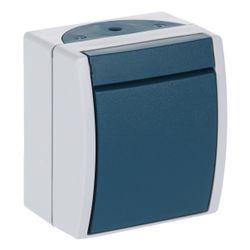 Busch Jäger APWG ocean Aus- und Wechselschalter 2601/6W-53 grau/blaugrün... BJ-2CKA001085A1603 4011395992470 (Abb. 1)