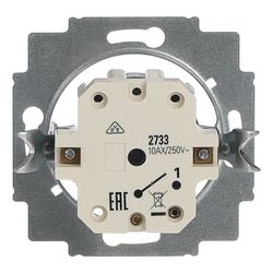 Busch Jäger UP Schlüssel-Schalter 2733USL-101 1polig ohne Schließzylinder für Profi... BJ-2CKA001101A0914 4011395861400 (Abb. 1)