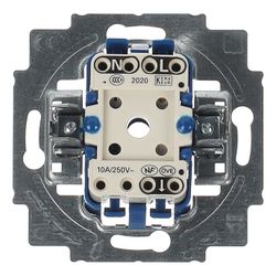 Busch Jäger UP Wipp-Taster 2020US 1polig Schliesser 10A 250V... BJ-2CKA001413A0475 4011395045503 (Abb. 1)