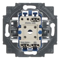 Busch Jäger UP Doppel-Taster 2020US-205 1polig 2Schliesser... BJ-2CKA001413A0491 4011395045701 (Abb. 1)