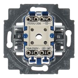 Busch Jäger UP Wipp-Taster 2020US-206 1polig Wechsel... BJ-2CKA001413A0517 4011395045909 (Abb. 1)