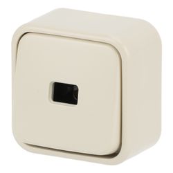 Busch Jäger Duro 2000 AP Taster 2621AP 1polig Schliesser ohne Symbol 250V 10A... BJ-2CKA001442A0201 4011395053706 (Abb. 1)