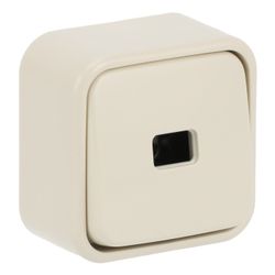 Busch Jäger Duro 2000 AP Taster 2621AP 1polig Schliesser ohne Symbol 250V 10A... BJ-2CKA001442A0201 4011395053706 (Abb. 1)