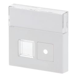 Busch Jäger Abdeckung für Signaltaster 1572CN-84 Einsatz 1520/1 UKZ 2fach mit Besch... BJ-2CKA001582A0348 4011395092682 (Abb. 1)