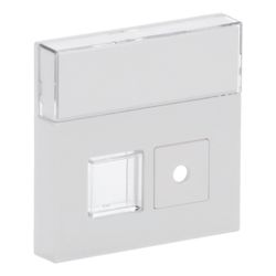 Busch Jäger Abdeckung für Signaltaster 1572CN-84 Einsatz 1520/1 UKZ 2fach mit Besch... BJ-2CKA001582A0348 4011395092682 (Abb. 1)