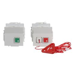 Busch Jäger Ruf-Set 1510 UC-84-101 für Behinderten-WC studiowei... BJ-2CKA001582A0424 4011395254790 (Abb. 1)