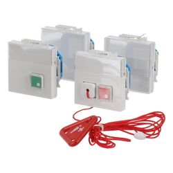 Busch Jäger Ruf-Set 1510 UC-84-101 für Behinderten-WC studiowei... BJ-2CKA001582A0424 4011395254790 (Abb. 1)