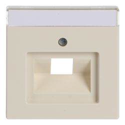 Busch Jäger carat Abdeckung f.UAE 1803-82 1fach savanne/ews mit Schrägauslass und B... BJ-2CKA001710A3147 4011395995532 (Abb. 1)