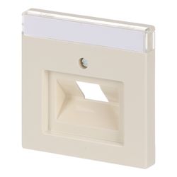 Busch Jäger carat Abdeckung f.UAE 1803-82 1fach savanne/ews mit Schrägauslass und B... BJ-2CKA001710A3147 4011395995532 (Abb. 1)