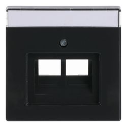 Busch Jäger carat Abdeckung für UAE 1803-02-81 2fach anthrazit... BJ-2CKA001710A3615 4011395056332 (Abb. 1)