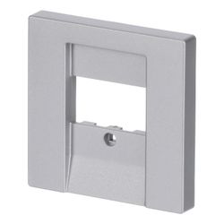 Busch Jäger future linear Abdeckung 1766-83 TAE alusilber für TAE-Einsätze USB VGA ... BJ-2CKA001710A3659 4011395069097 (Abb. 1)
