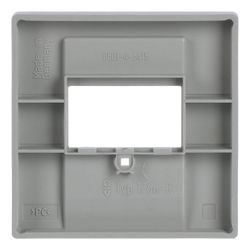 Busch Jäger future linear Abdeckung 1766-83 TAE alusilber für TAE-Einsätze USB VGA ... BJ-2CKA001710A3659 4011395069097 (Abb. 1)