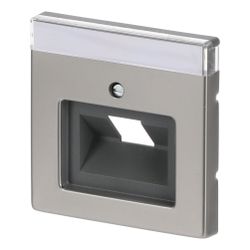 Busch Jäger Abdeckung für 1803-866 UAE 1fach Edelstahl pur edelstahl... BJ-2CKA001710A3763 4011395087794 (Abb. 1)