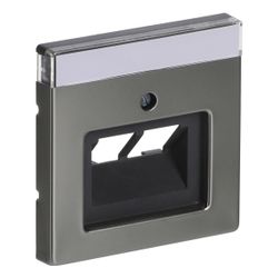 Busch Jäger Abdeckung 1803-02-866 pur Edelstahl für UAE 2fach... BJ-2CKA001710A3764 4011395087817 (Abb. 1)