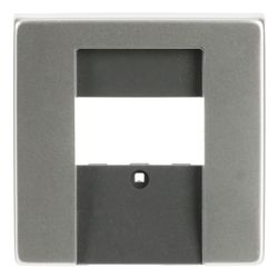 Busch Jäger pur edelstahl Abdeckung für 1766-866 TAE UAE Edelstahl... BJ-2CKA001710A3765 4011395087848 (Abb. 1)